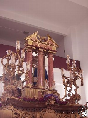 Trasera del paso de misterio 