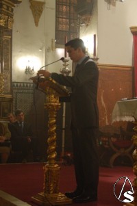  Alberto González en un momento de su intervención 