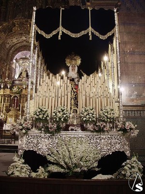 Paso de palio de la Virgen de la Amargura 