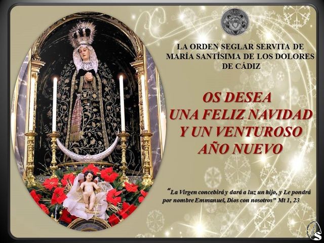 Servitas C&aacute;diz Orden Seglar Mar&iacute;a Stma. de los Dolores