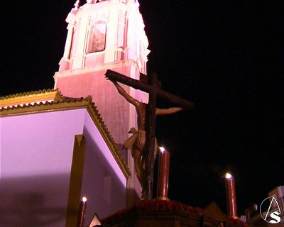 Hasta este templo hacen estacin de penitencia la cofradas palaciegas.