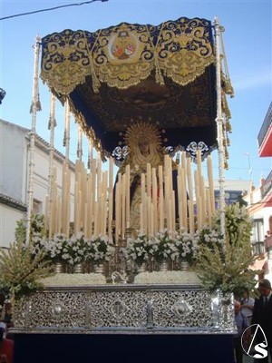 Salida extraordinaria de la Virgen de la Amargura 