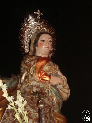Virgen de la Aurora. Lebrija. 15 de agosto 