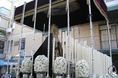 Palio de cajn de la Virgen de las Angustias 