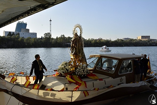 Horario e Itinerario Procesión fluvial de la Virgen del Carmen de Calatrava. Sevilla 16 de Julio del 2024