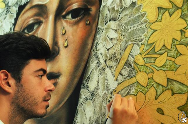 Manuel Peña pintará la portada de la Revista Estrella 2016