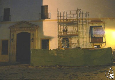 Obras fachada Hermandad del Museo