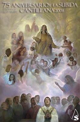 Cartel del 75 aniversario de la subida Hdad. Asuncion Cantillana (Isabel Sola) 