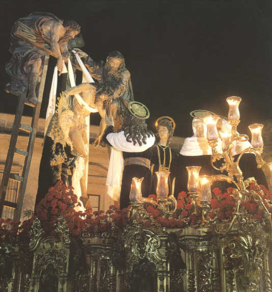 Detalle del misterio del descendimiento de Jerez